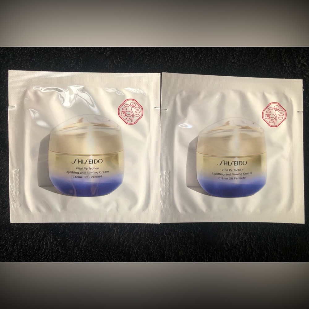 $1 Add On Lot of 2 Shiseido Vital Perfection Uplifting And Firming Cream Samples